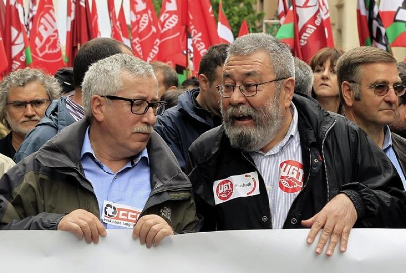 ccoo ugt manifestacion manifestazioa 1 mayo maiatza ITURRIA EFE